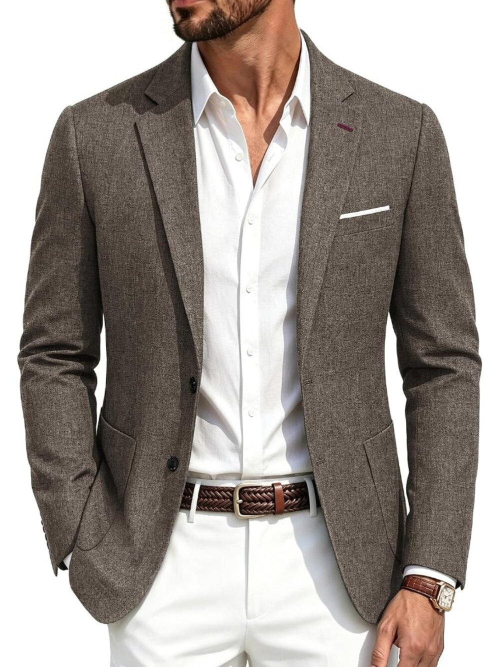 Mens Blazer Casual Sport Coat Lightweight Sports Jacket